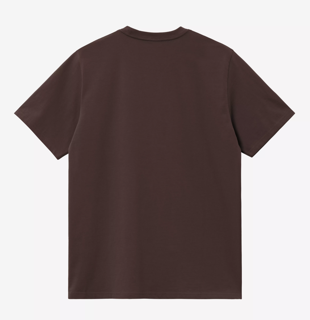 Camiseta Carhartt WIP Chase - Palisander/Gold