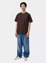 Camiseta Carhartt WIP Chase - Palisander/Gold