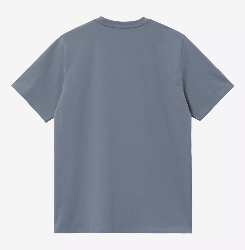 Camiseta Carhartt WIP Chase - Icesheet/Gold