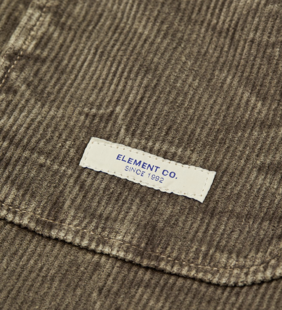 Camisa Element Relax Washed - Stone Gray