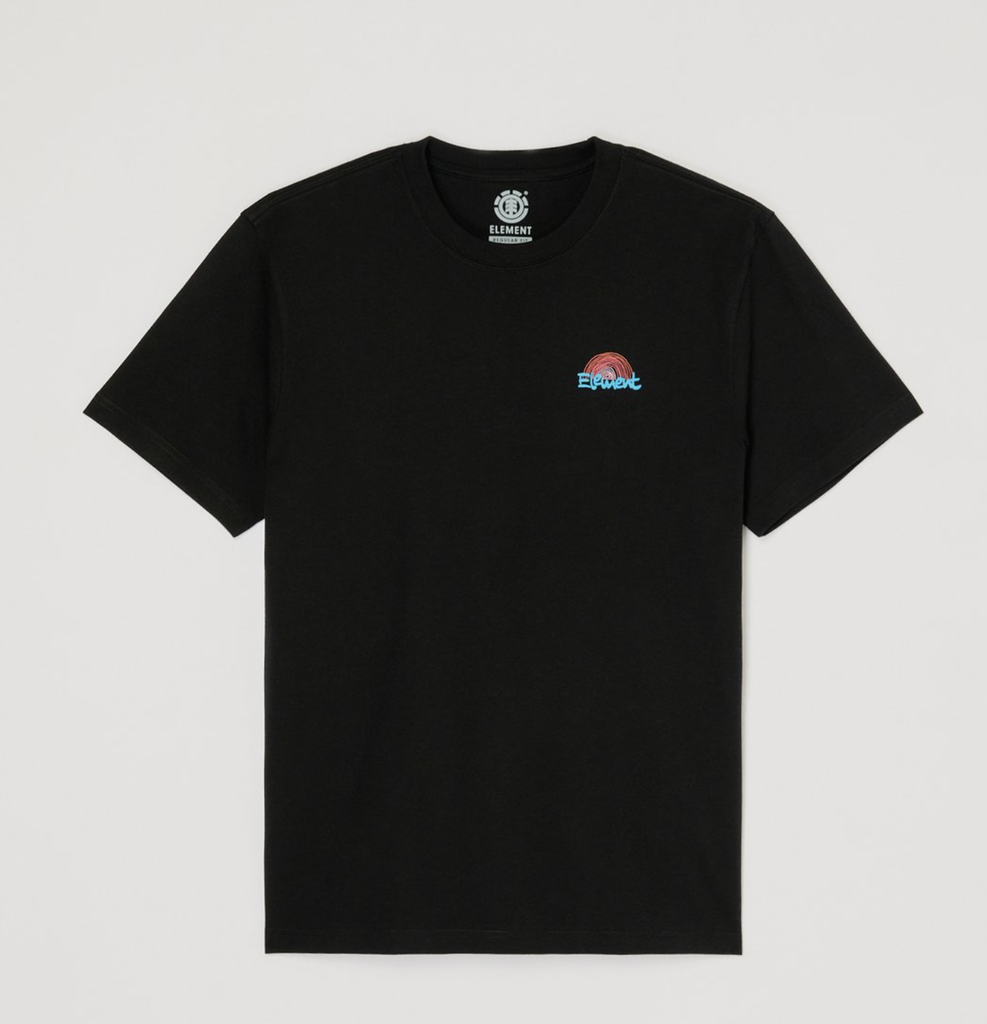 Camiseta Element Sound Waves - Flint Black