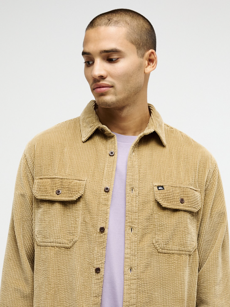 Sobrecamisa Quiksilver Venture Cord - Kelp (clm0)