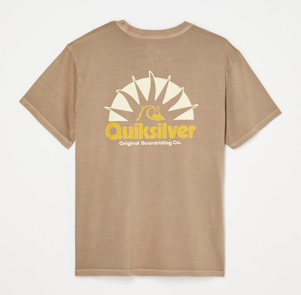 Camiseta Quiksilver Evo Rays - Pine Bark (tnd0)