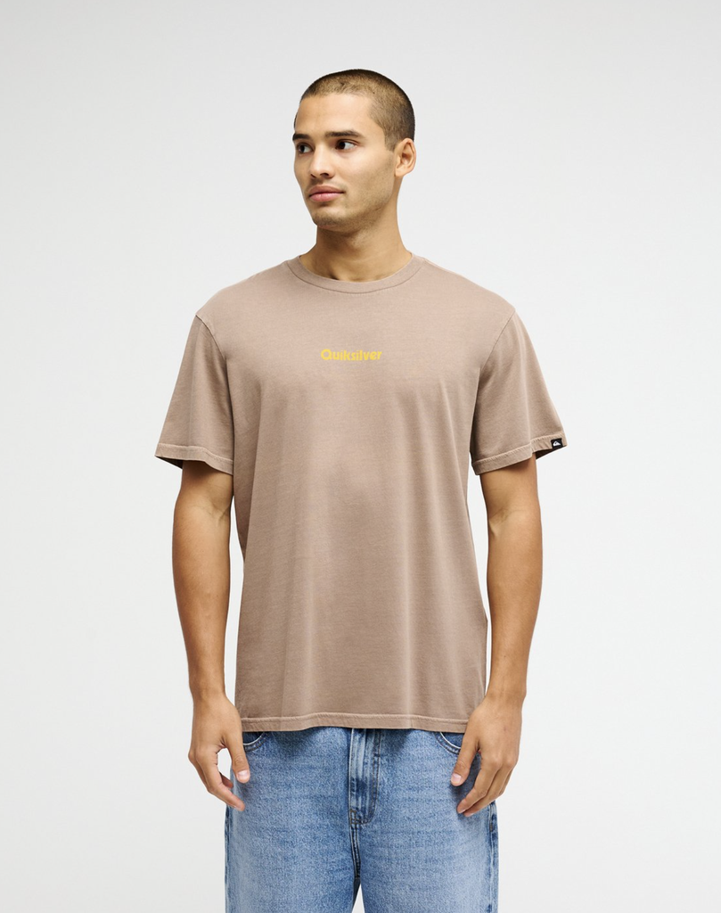 Camiseta Quiksilver Evo Rays - Pine Bark (tnd0)