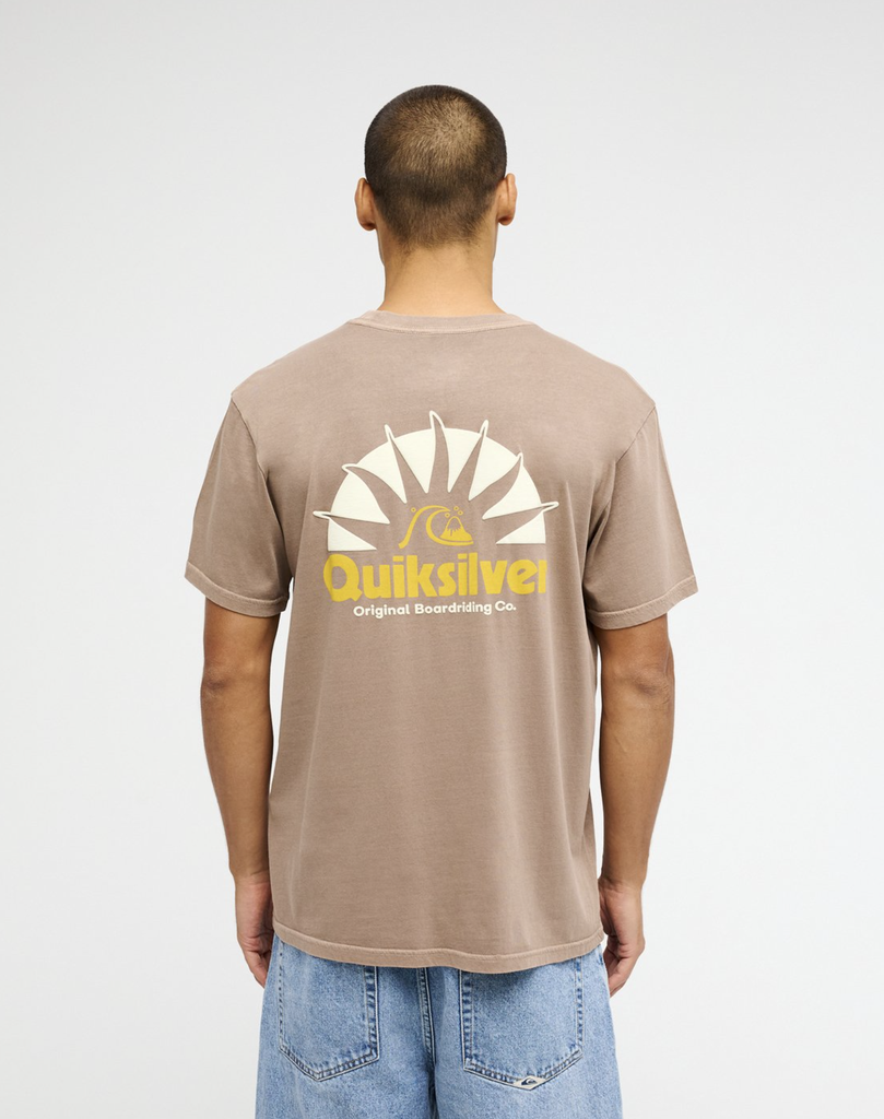 Camiseta Quiksilver Evo Rays - Pine Bark (tnd0)