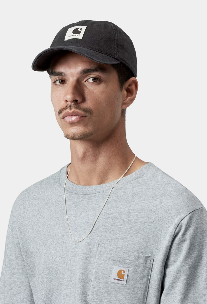 Gorra Carhartt WIP Canvas - Black (Stone washed)