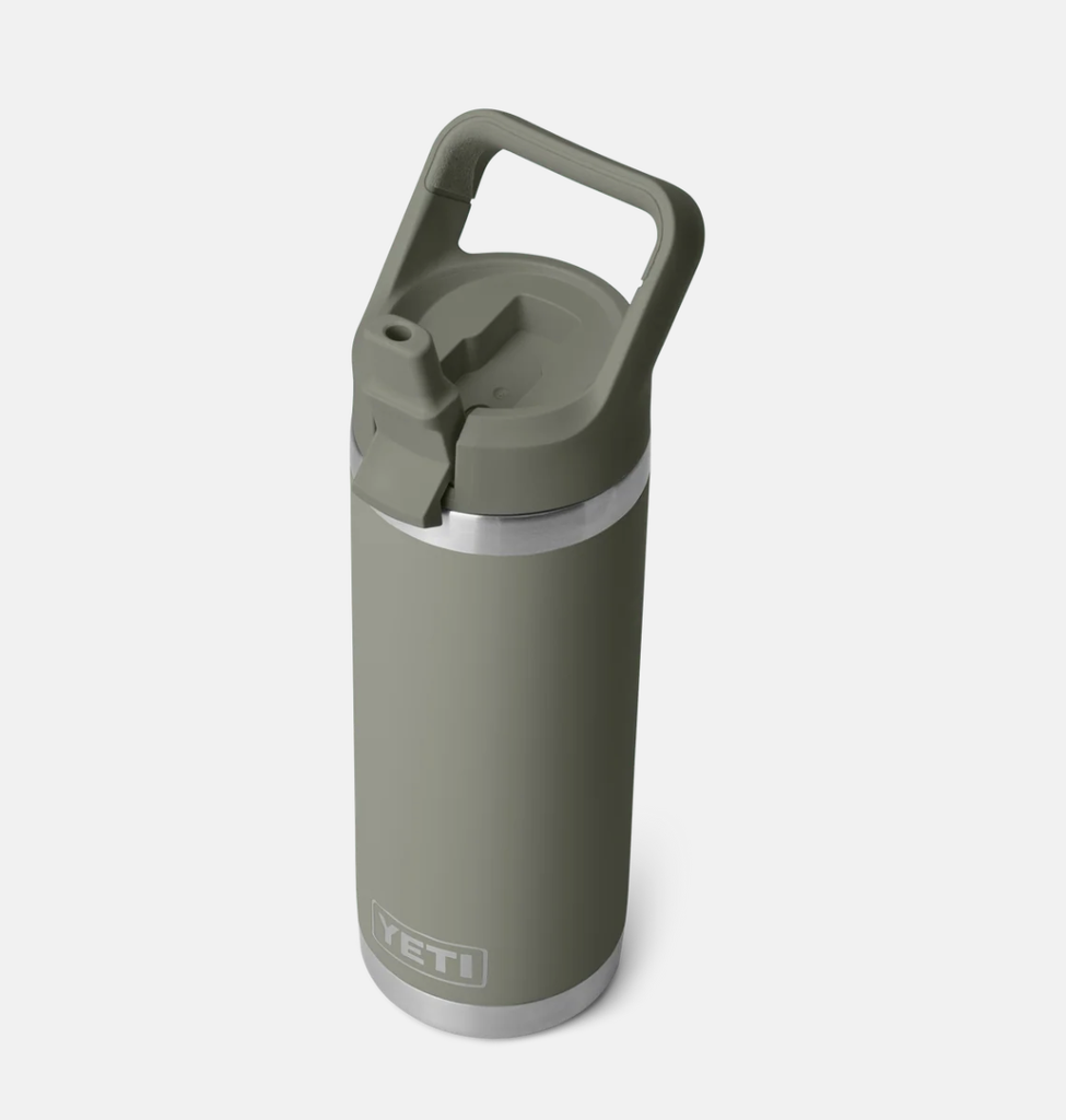 Botella con Tapa de Pajita Yeti Rambler 18 oz (532 ml) - Pampa Green