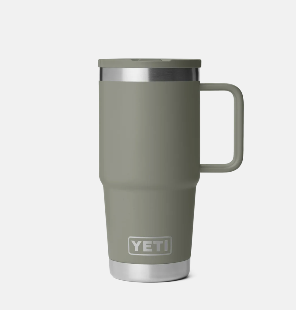Taza de Viaje con Pajita Yeti Rambler 20 oz (591 ml) - Pampa Green