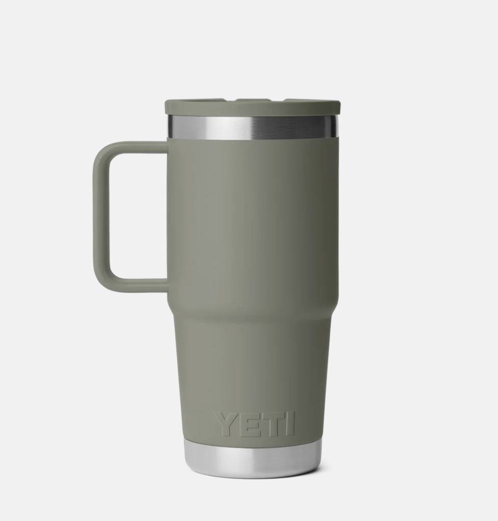 Taza de Viaje con Pajita Yeti Rambler 20 oz (591 ml) - Pampa Green
