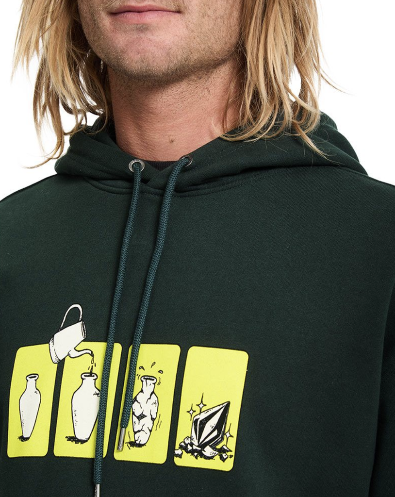 Sudadera con Capucha Volcom Before I Break - Scarab