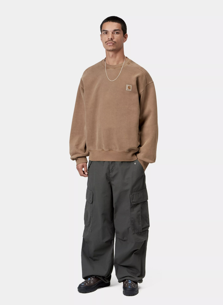 Sudadera Carhartt WIP Vista - WIP H Brown (Garment dyed)