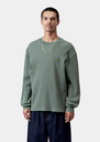 Camiseta de Manga Larga Carhartt WIP Vista Waffle - Dark Scarab (Garment dyed)