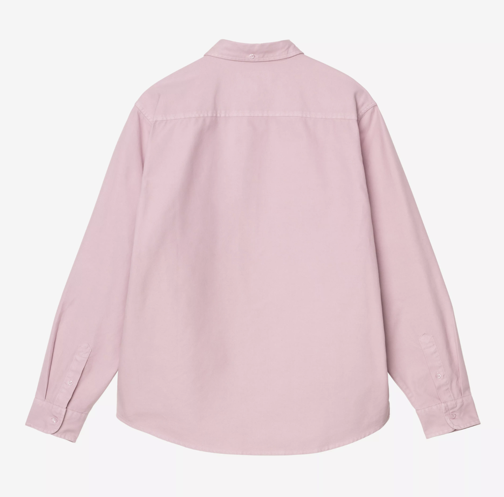 Camisa Carhartt WIP L/S Bolton - Hortensia (Garment Dyed)