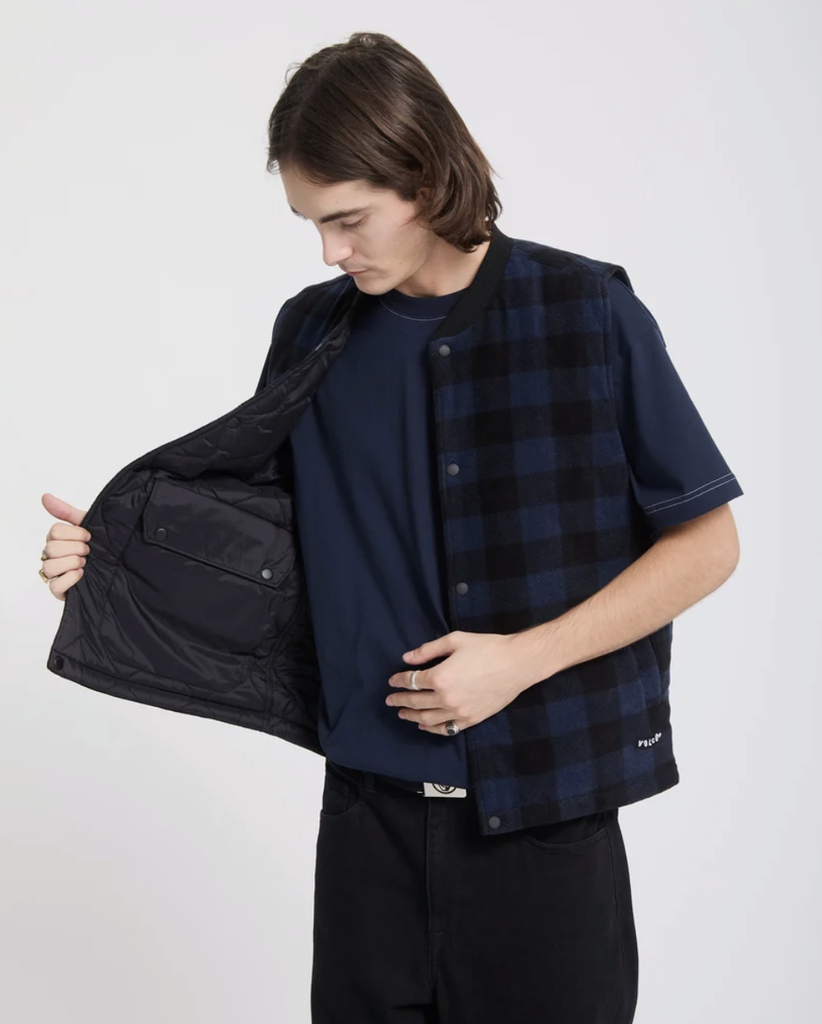 Chaleco Reversible Volcom Bowered - Marine