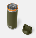 Botella Yeti Rambler 18 oz (532 ml) - Olive/King Crab Orange