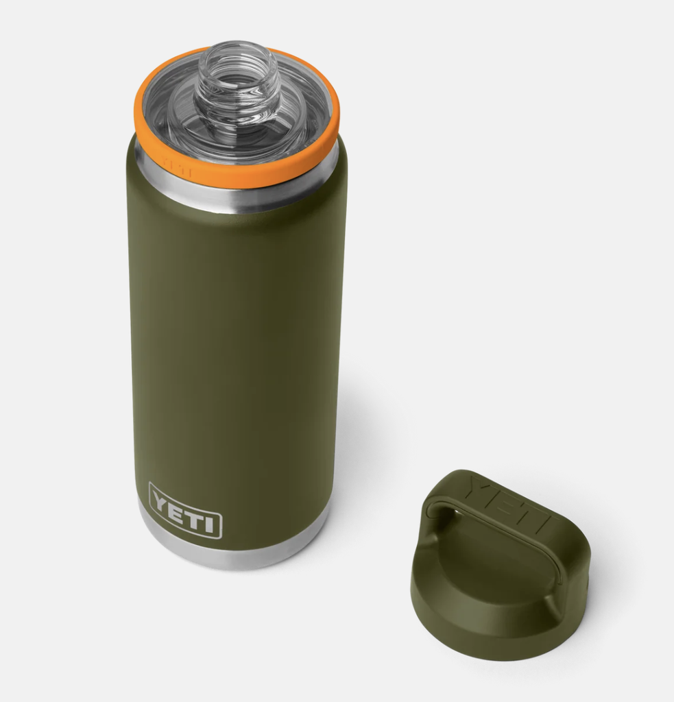 Botella Yeti Rambler 26 oz (769 ml) - Olive/King Crab Orange