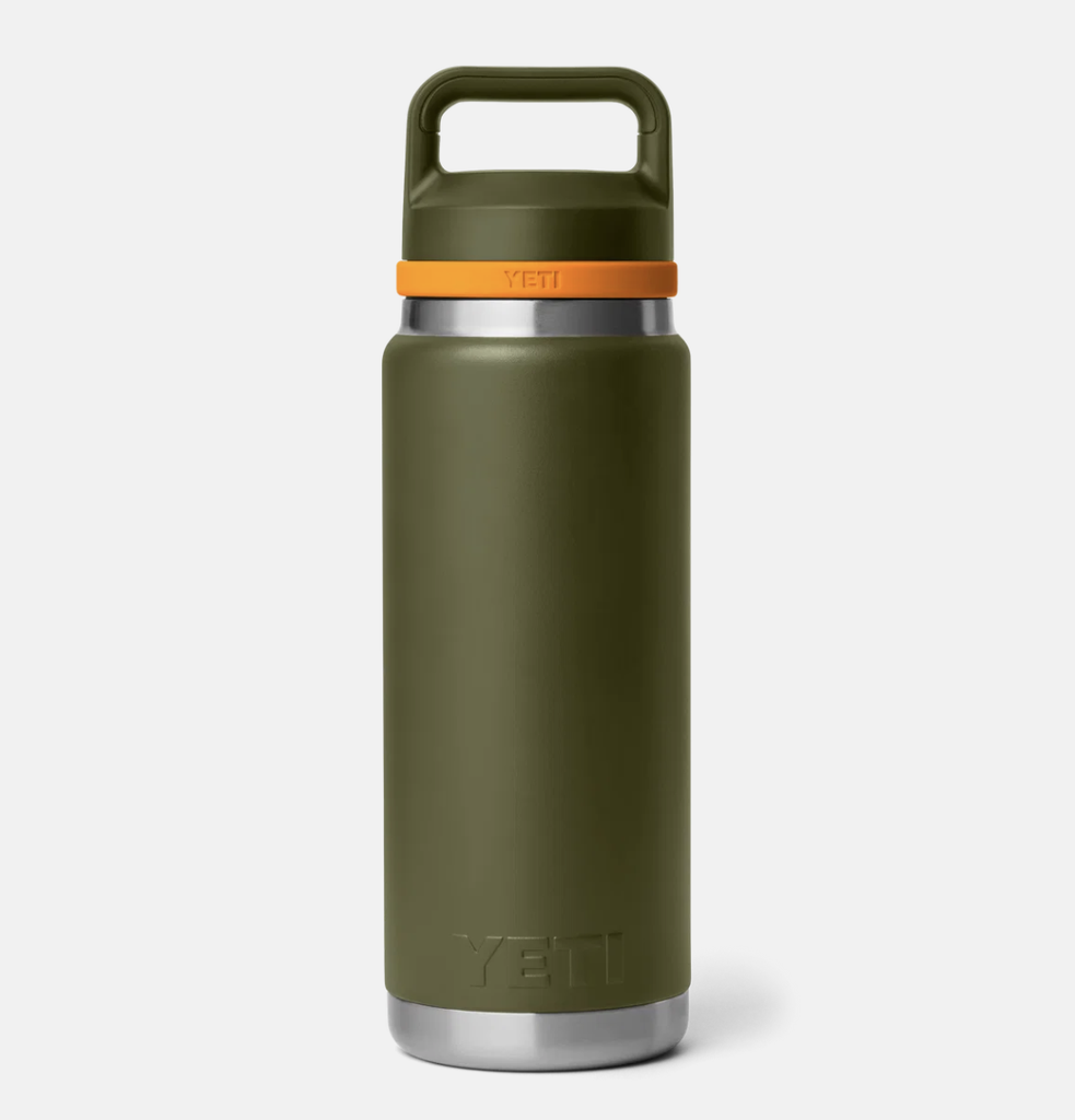 Botella Yeti Rambler 26 oz (769 ml) - Olive/King Crab Orange