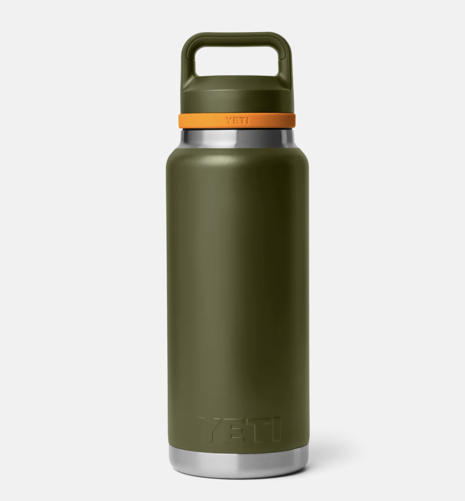 Botella Yeti Rambler 36 oz (1 l) - Olive/King Crab Orange