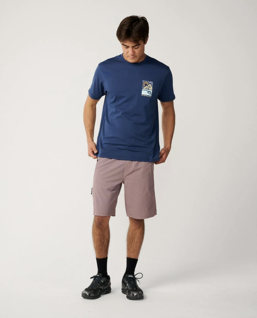 Camiseta Rip Curl S-Series Vaporcool Totem - Light Navy