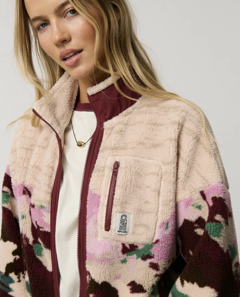 Polar con Cremallera Rip Curl Search Series Bonded - Dark Plum