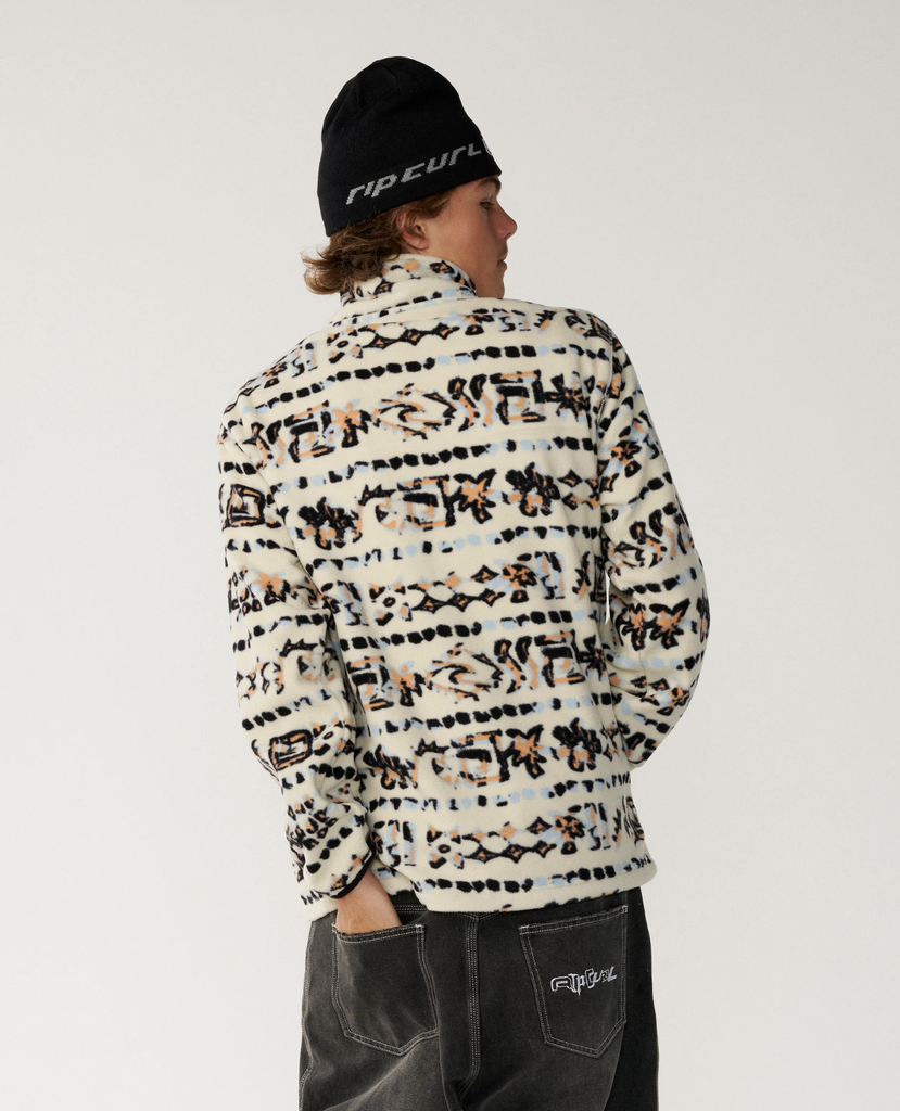 Polar con Cremallera Rip Curl Sessions - Vintage White