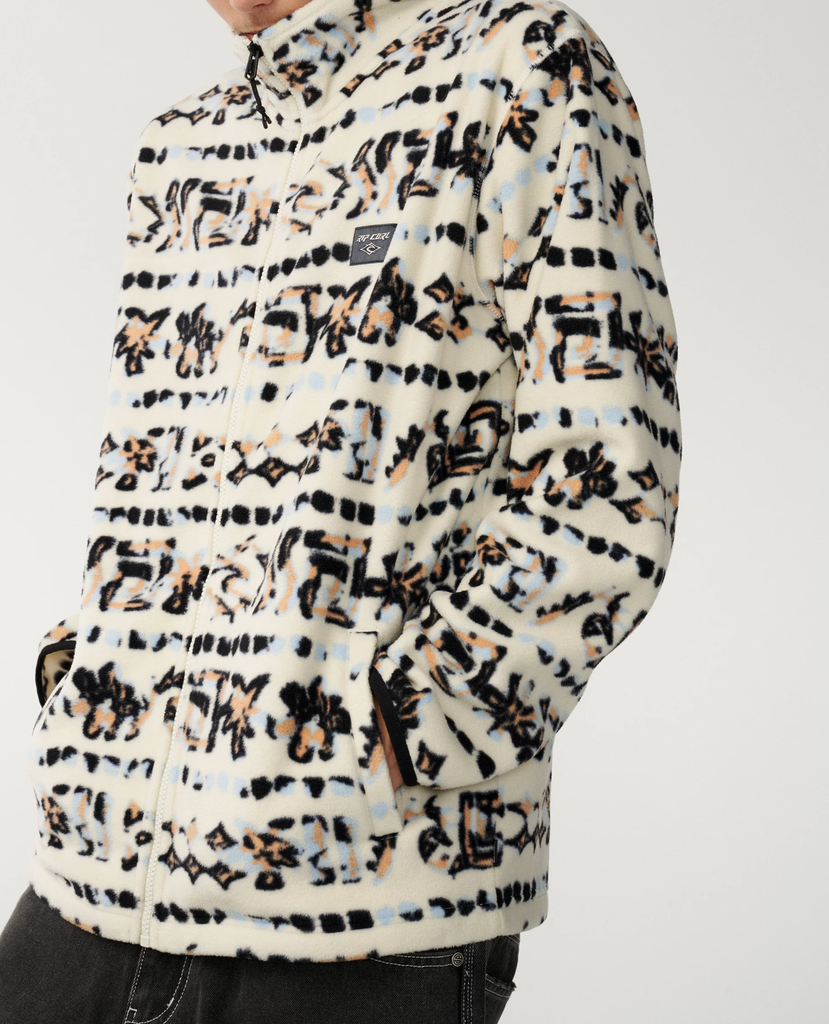 Polar con Cremallera Rip Curl Sessions - Vintage White