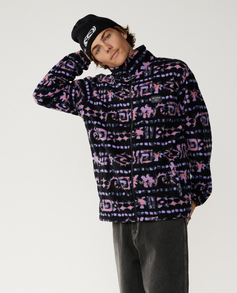 Polar con Cremallera Rip Curl Sessions - Black