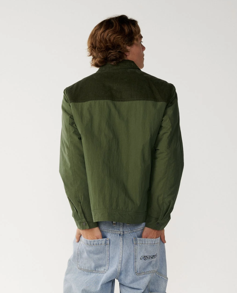 Chaqueta Rip Curl Classic Surf Cord Puffer - Dark Olive