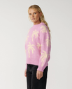 Jersey Rip Curl Retro Swell Palm Jacquard Crew - Lilac