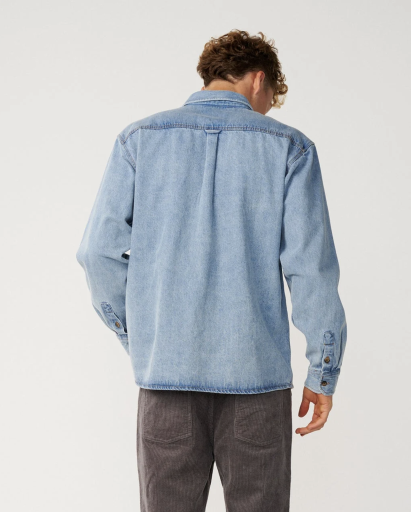 Sobrecamisa Vaquera Rip Curl Premium Surf Denim - Washed Blue