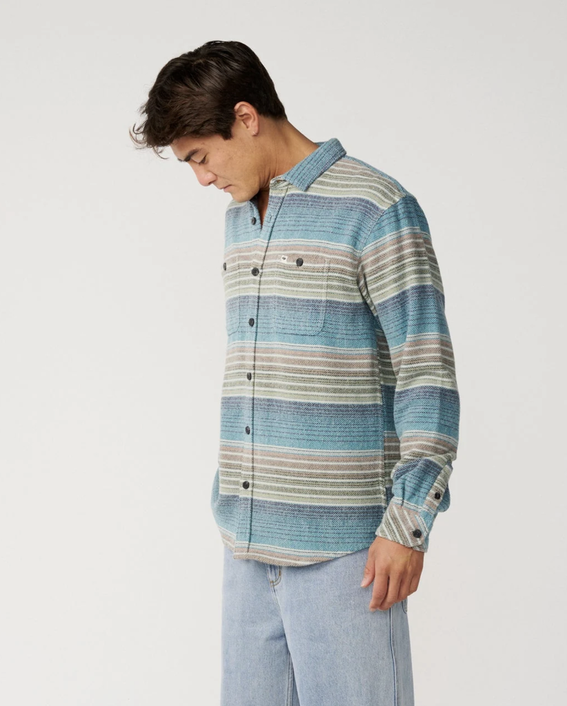 Camisa de Franela Rip Curl Classic Surf Baja - Dusty Jade