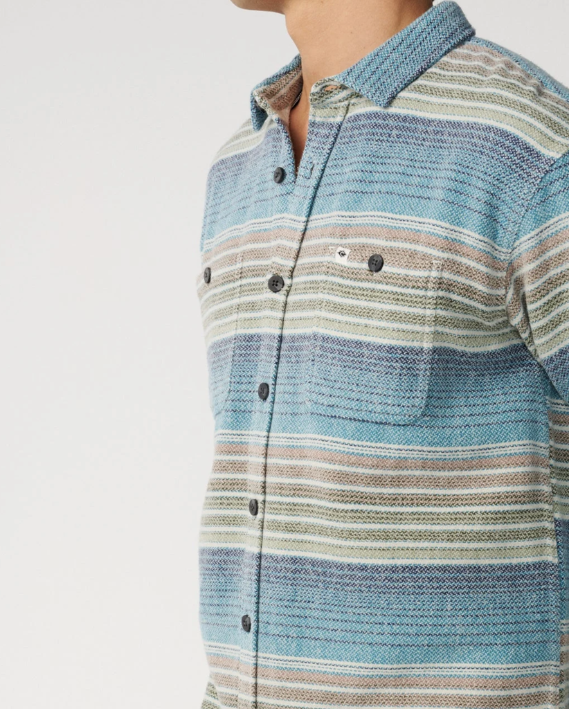 Camisa de Franela Rip Curl Classic Surf Baja - Dusty Jade