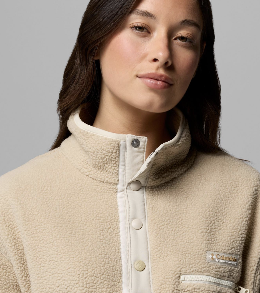 Chaqueta Polar Columbia Heveltia Cropped - Ancient Fossil