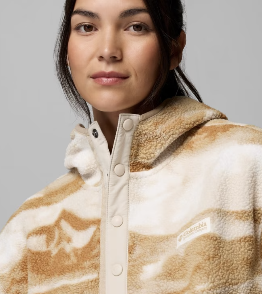 Sudadera Columbia con Capucha Heveltia Printed Hoodie - Sea Salt