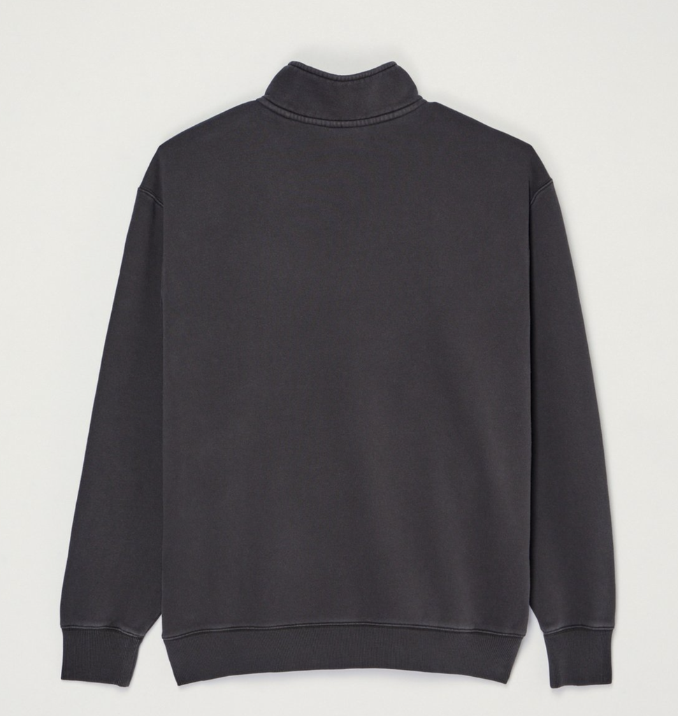 Sudadera con Media Cremallera Element Lowcase Pigment - Off Black