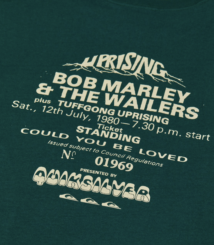 Camiseta Quiksilver Bob Marley Concert - Botanical Garden