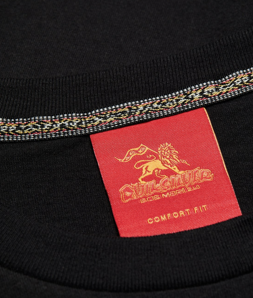 Camiseta Quiksilver Bob Marley Warhead - Black
