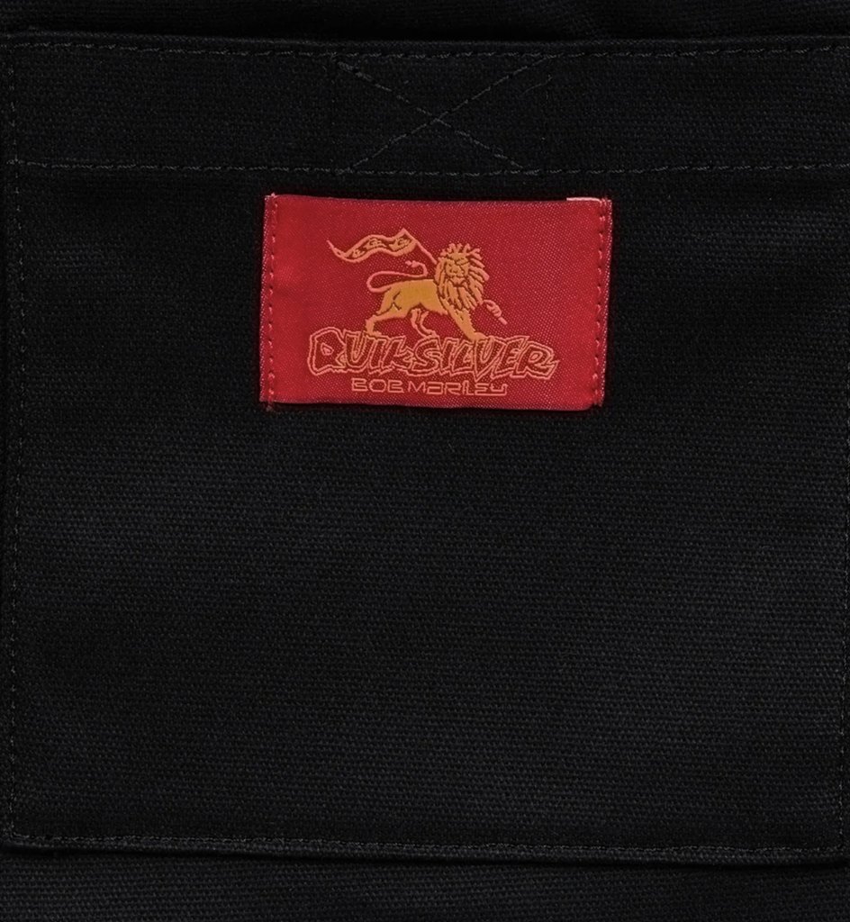 Bolso Tote Bag Quiksilver Bob Marley Lion -  Black
