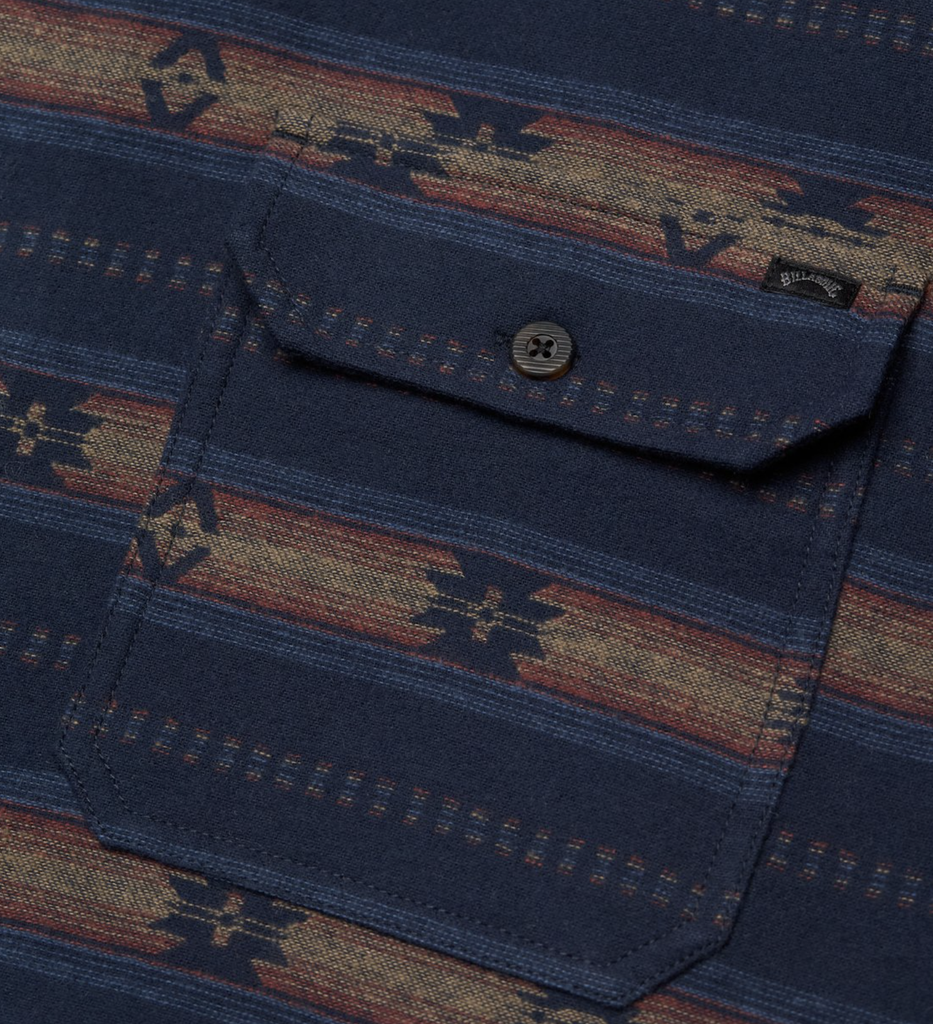 Camisa Billabong OffShore Jacquard Flannel - Navy