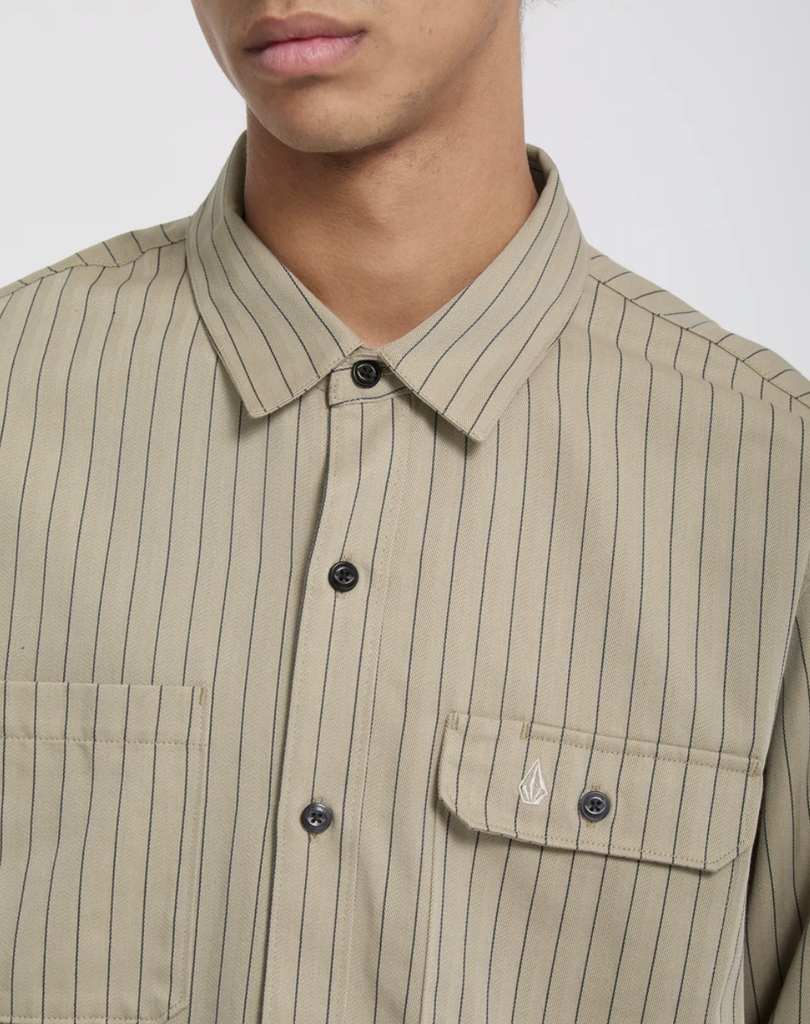 Camisa Volcom Tradestone - Light Khaki
