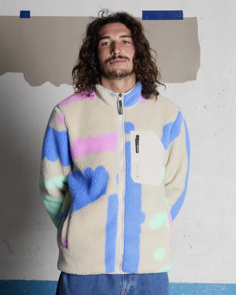Chaqueta Polar Volcom Carrau Fuzzar - Multi