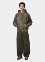 Sudadera con Capucha Carhartt WIP Feather Tree - Camo Feather Tree/Khaki/Shungite (Garment dyed)