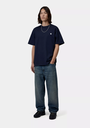 Camiseta Carhartt WIP Madison - Dark Navy/White