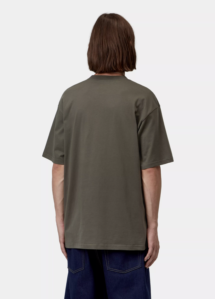 Camiseta Carhartt WIP Madison - Cypress/White