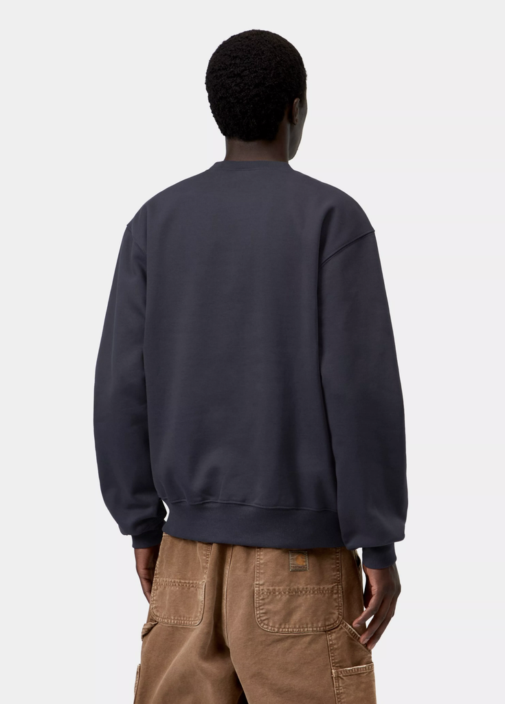 Sudadera Carhartt WIP Sweat - Dark Navy/Dark Scarab