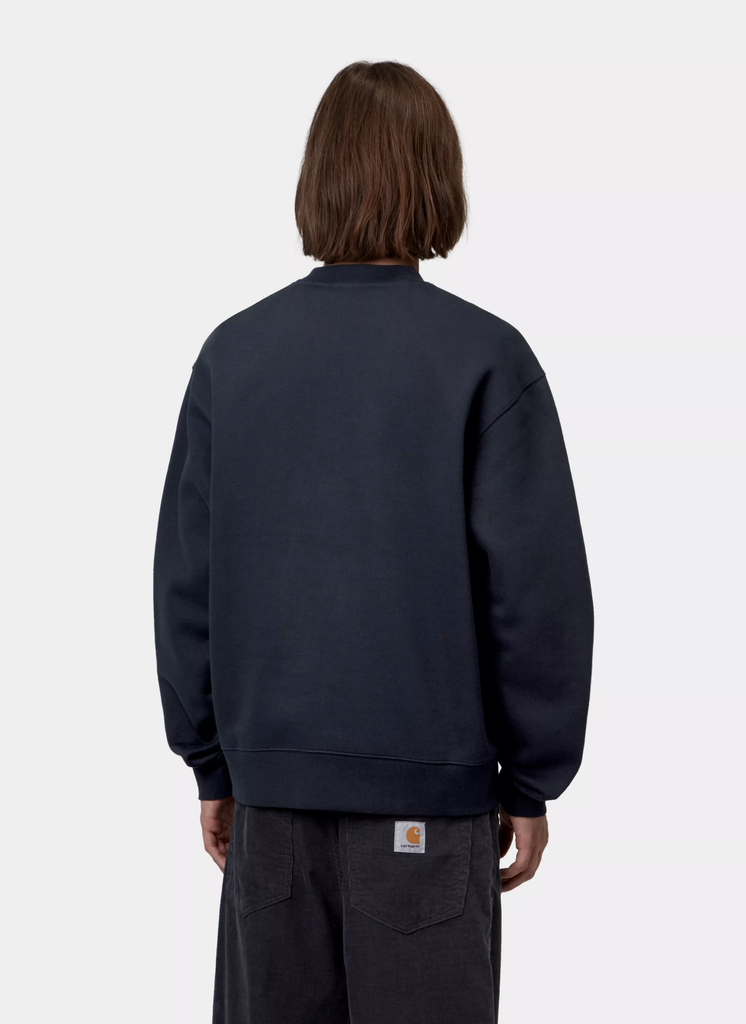 Sudadera Carhartt WIP Mack - Dark Navy/Wax