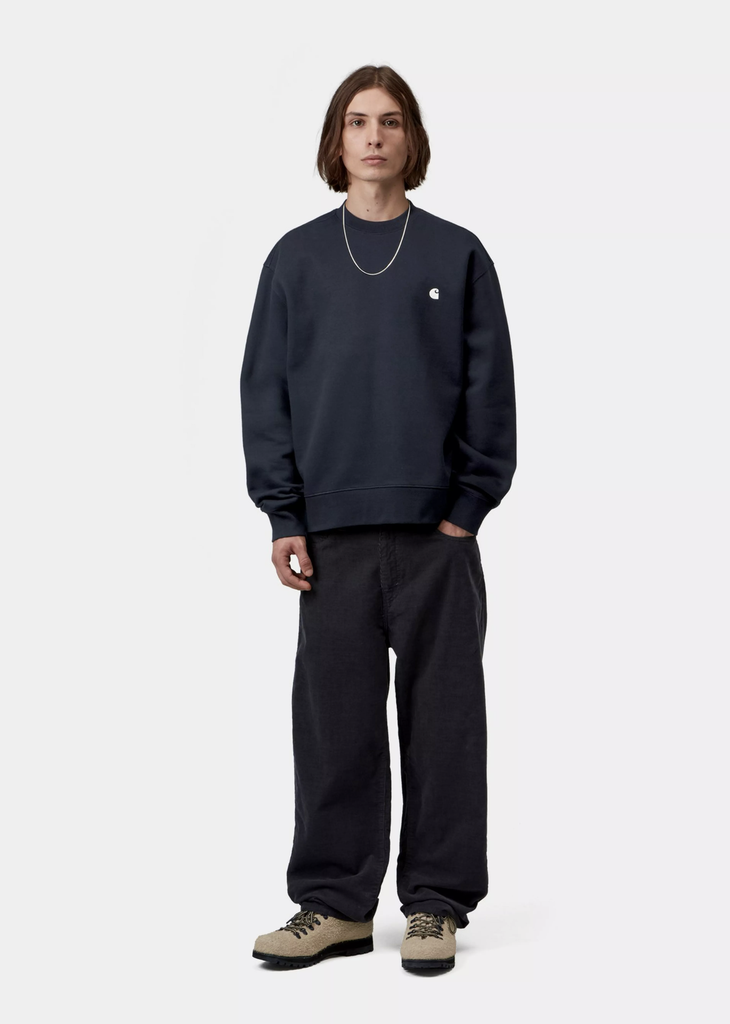 Sudadera Carhartt WIP Mack - Dark Navy/Wax