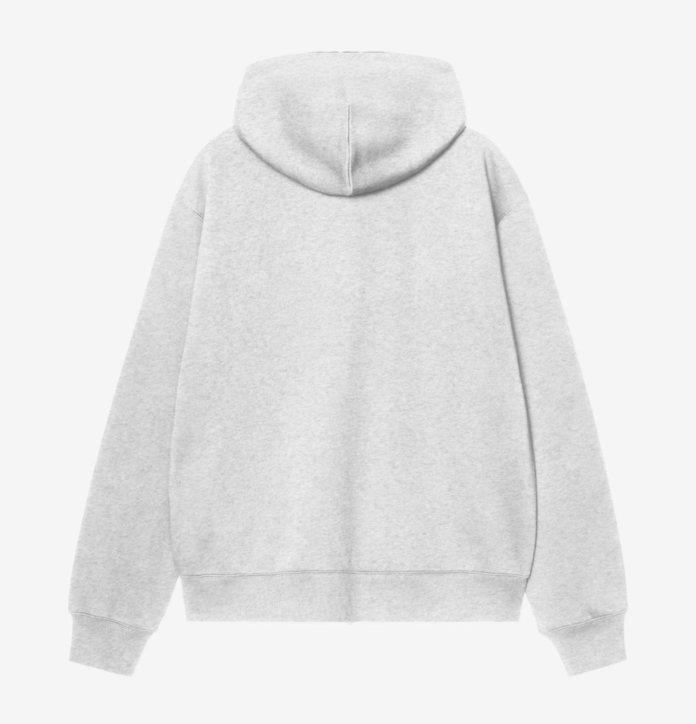 Sudadera con Cremallera Carhartt WIP Mack - Ash Heather/Black