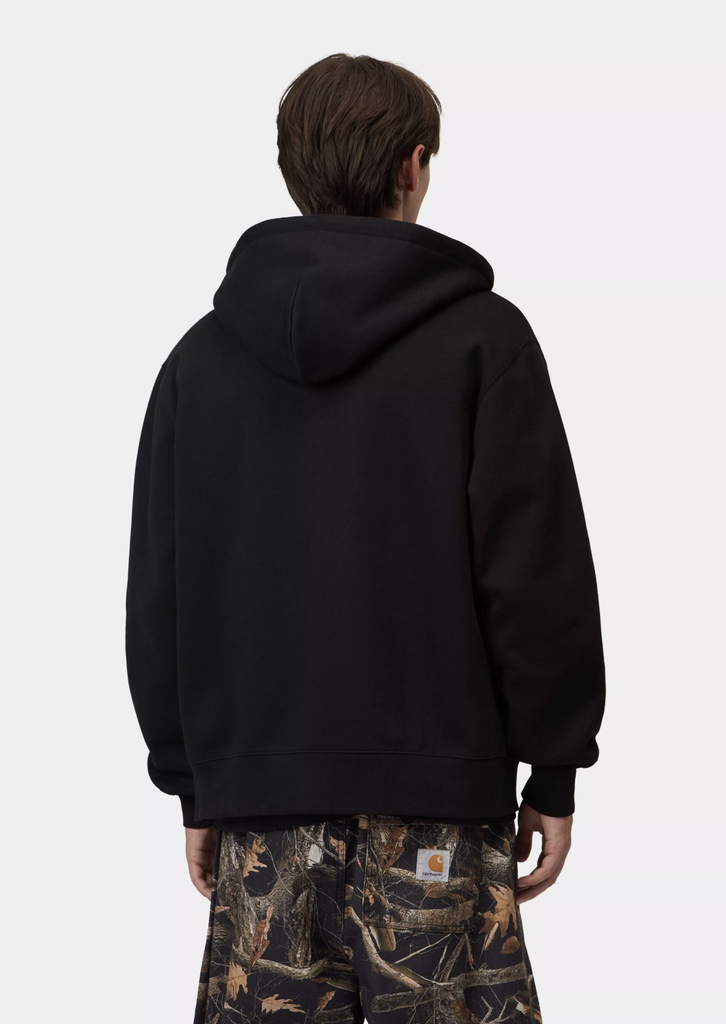 Sudadera con Cremallera Carhartt WIP Mack - Black/Wax