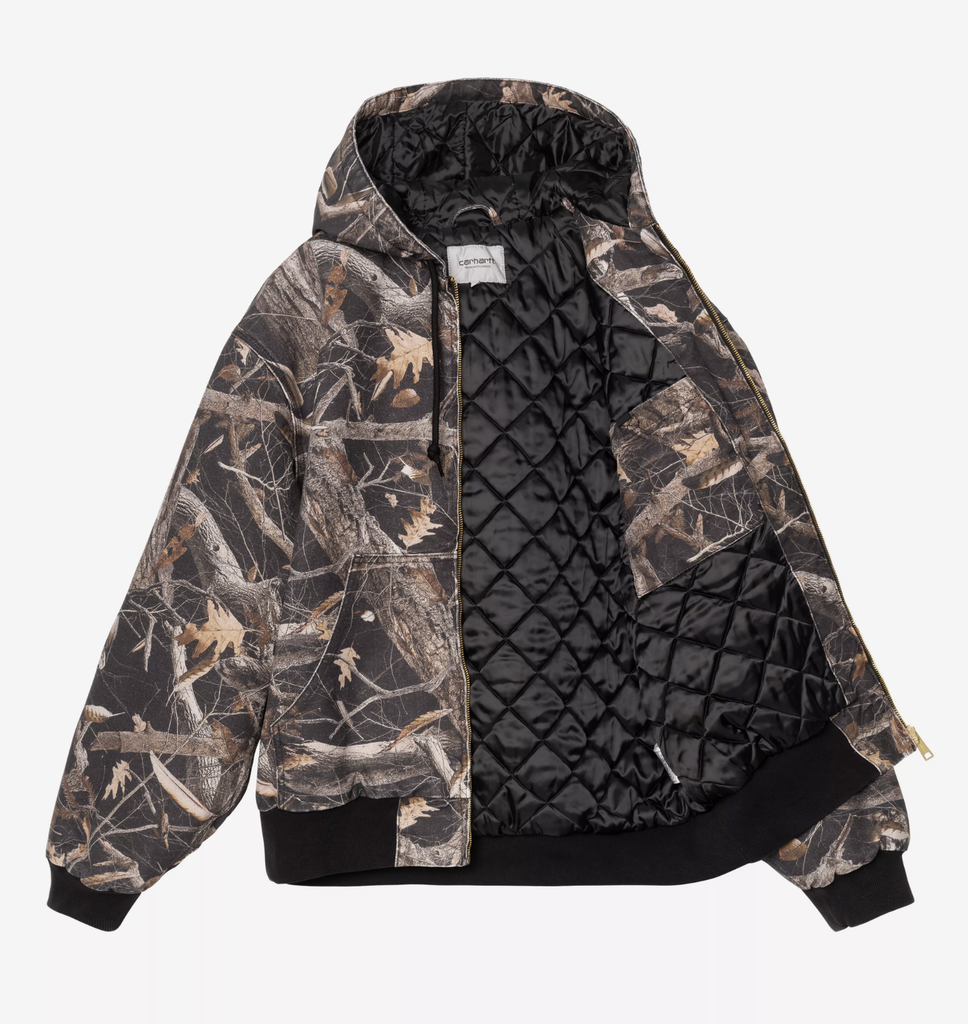 Chaqueta Carhartt WIP OG Active - Camo Feather Tree/Black (Heavy stone wash)